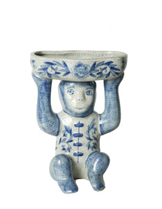 Ceramic Monkey Bowl Vase