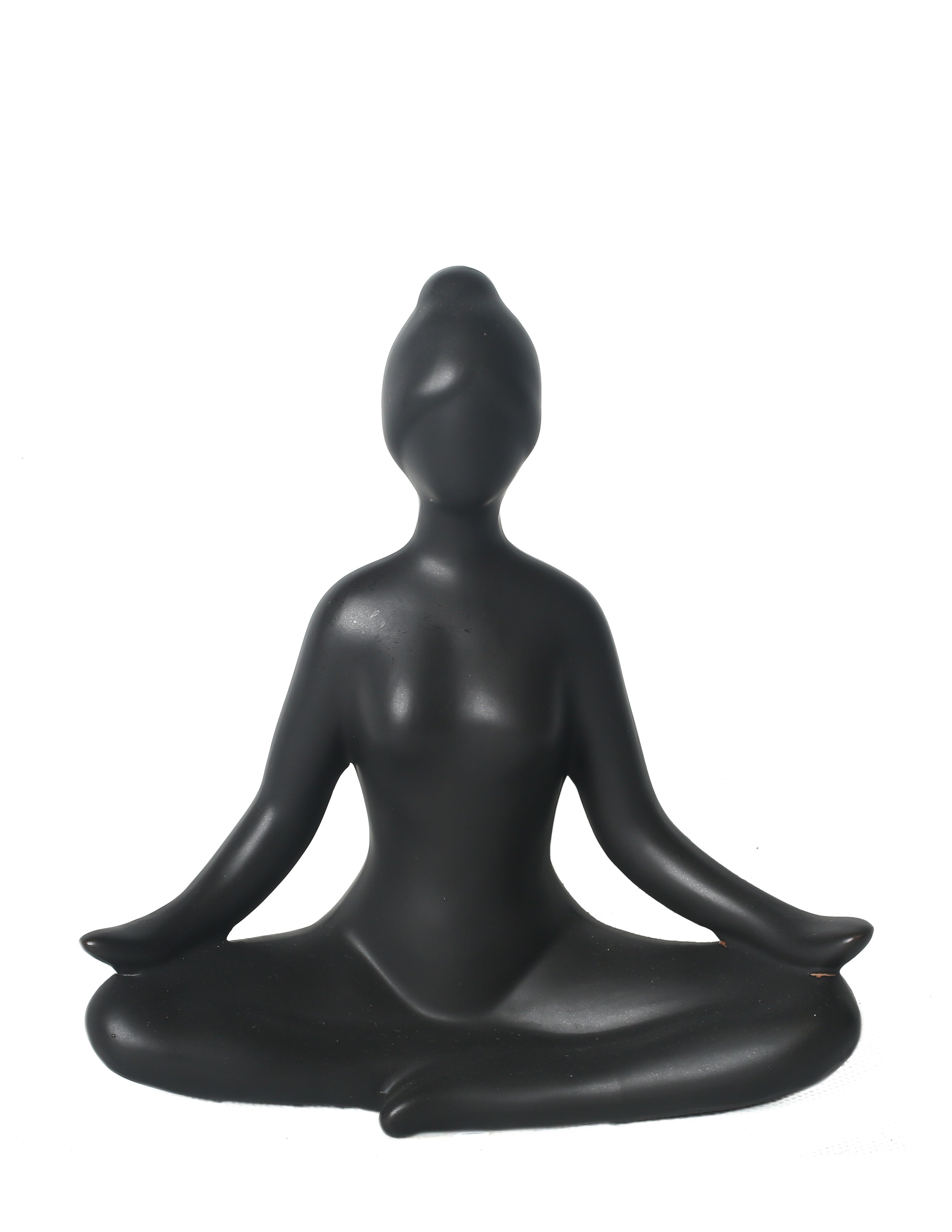 Decorative Porcelain Figurine Yoga Pose