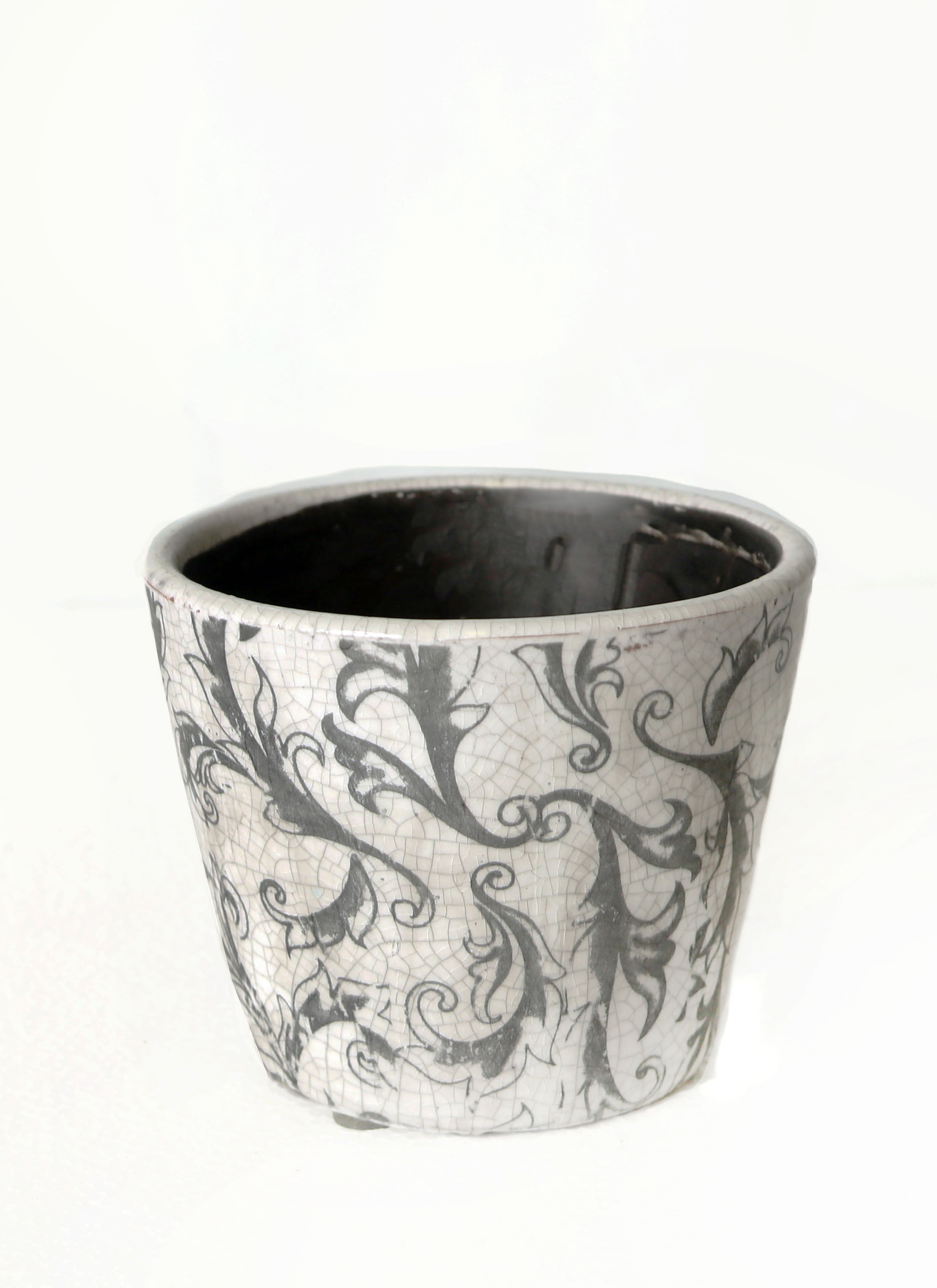 Ceramic vase with Scroll Design