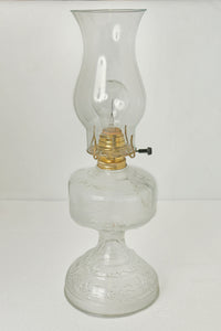 Clear Glass Table Lamp