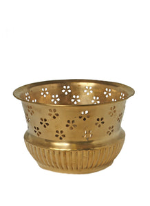 Gold Metal Planter