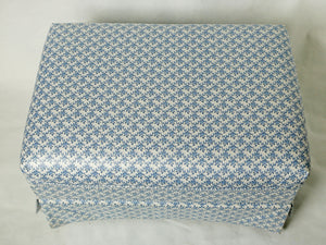 Ethan Allen Fabric Ottoman