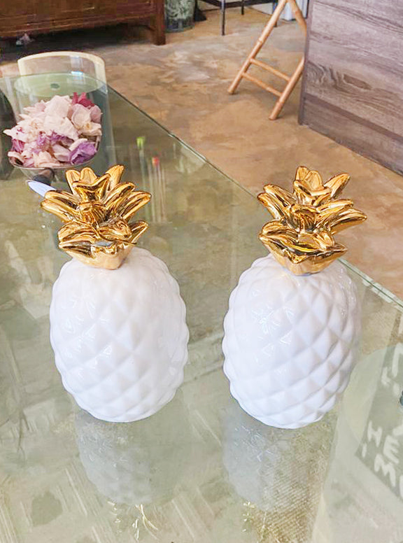 Decorative Porcelain Pineapples